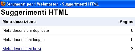 strumenti per webmaster suggerimenti html
